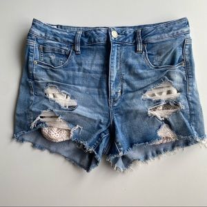 American Eagle Denim Shorts Size 14